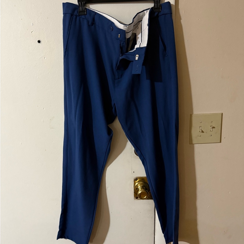 Elegant Men's Navy Dress Pants